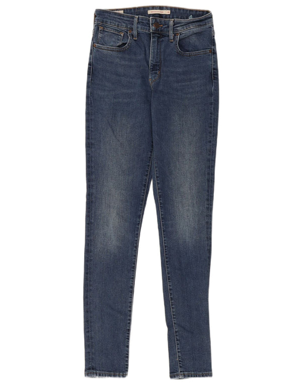 Jeans skinny a vita alta Levi's 721 da donna W28 L32 in cotone blu