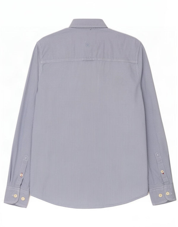 Camicia da uomo Fat Face XS in cotone gessato blu