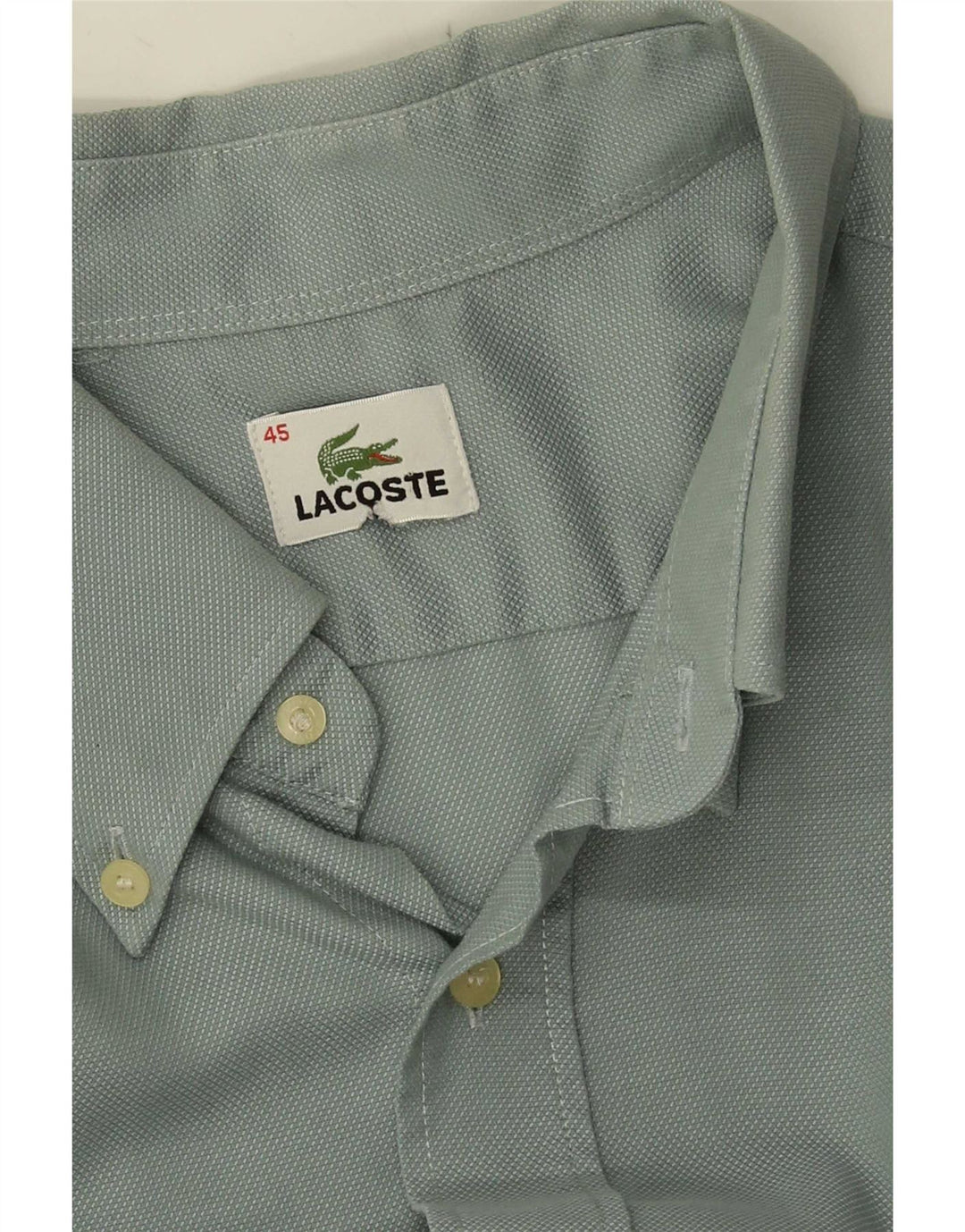 Camicia a maniche corte da uomo Lacoste taglia 45 XL verde