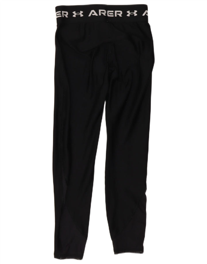 Leggings grafici Capri da donna Under Armour UK 4 XS poliestere nero
