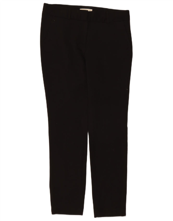 Pantaloni chino slim da donna Michael Kors US 8 medi W34 L31 poliestere nero