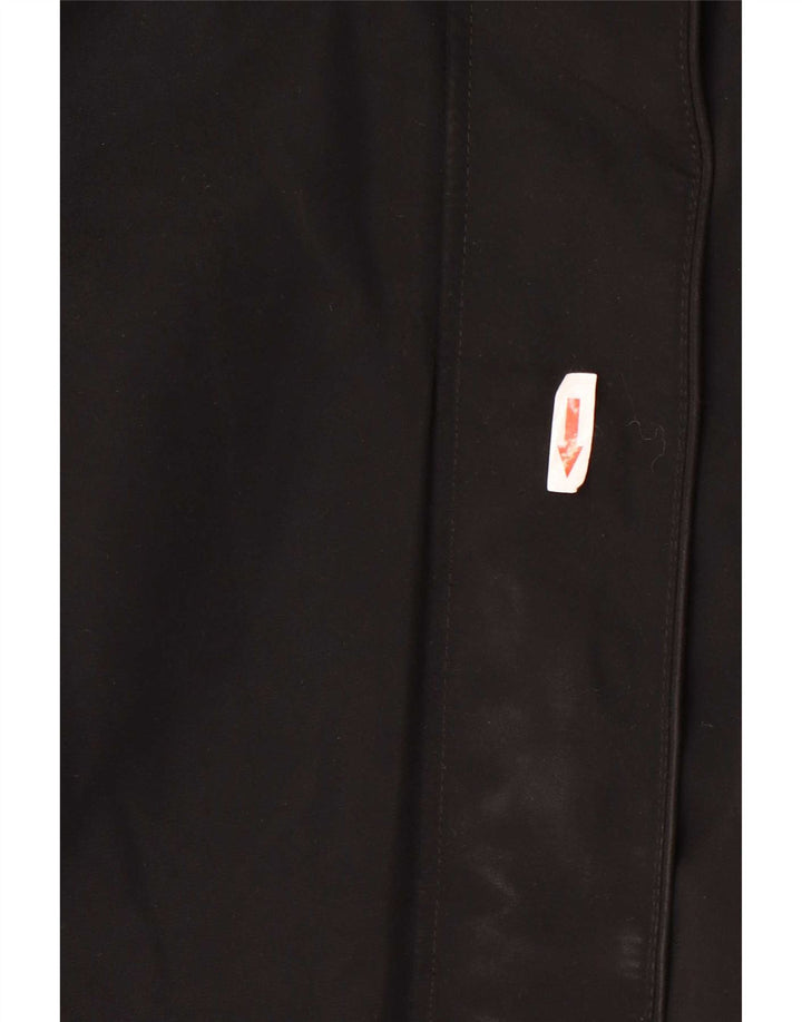 Giacca Parka con cappuccio da donna Zara UK 18 XL poliestere nero