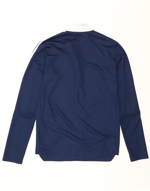 Giacca superiore della tuta da uomo Adidas Aeroready media poliestere blu navy