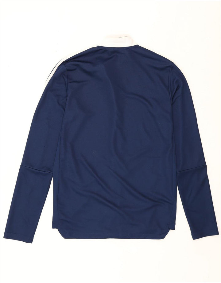 Giacca superiore della tuta da uomo Adidas Aeroready media poliestere blu navy