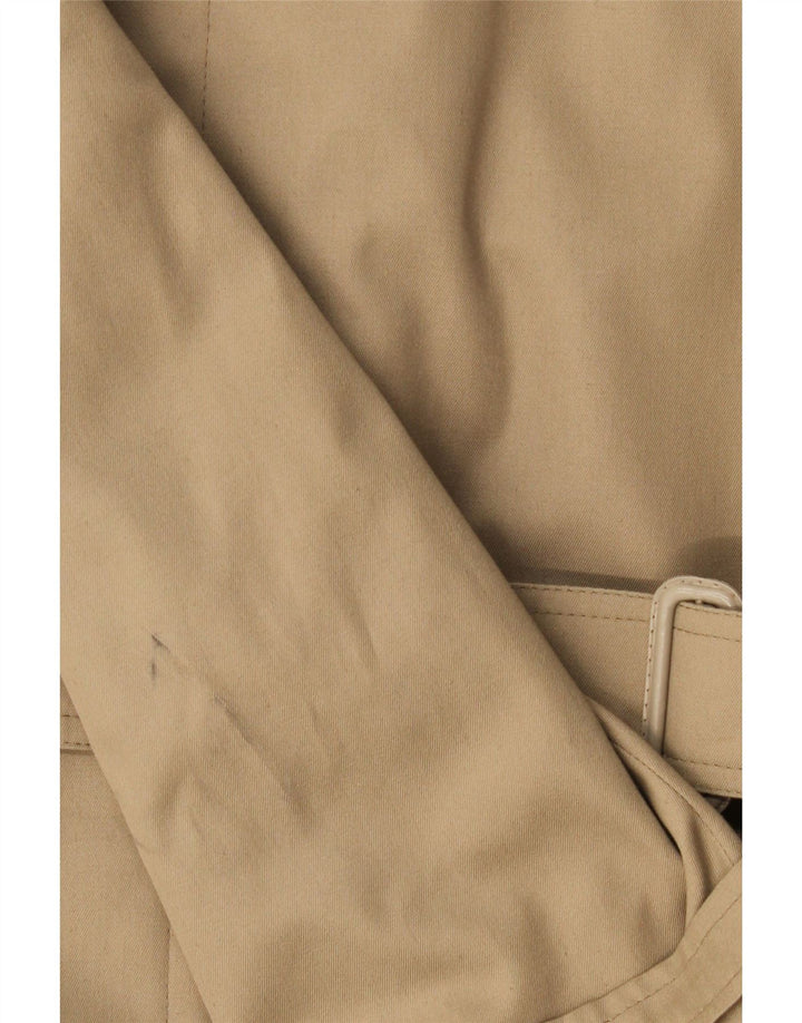 Trench da uomo vintage IT 46 piccolo in lana beige
