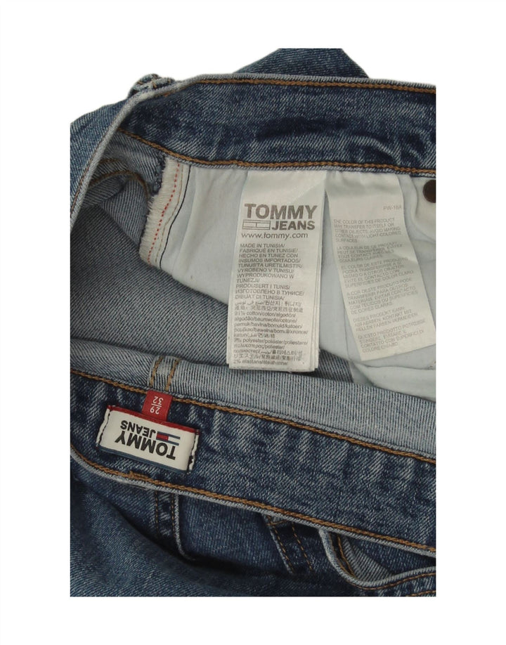 Jeans bootcut da donna a vita media Tommy Hilfiger W29 L25 cotone blu