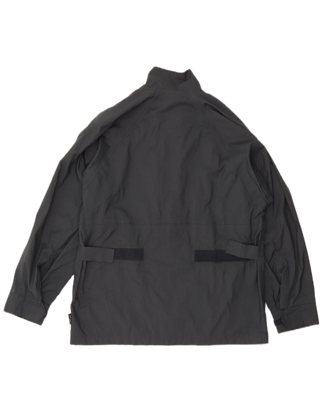 Giacca antipioggia oversize da donna Adidas UK 12 Poliestere grigio medio