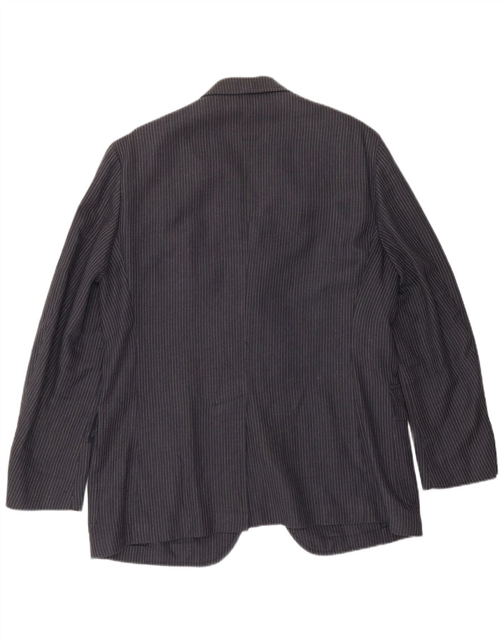 Giacca blazer da uomo Polo Ralph Lauren IT 48 medio blu navy gessato