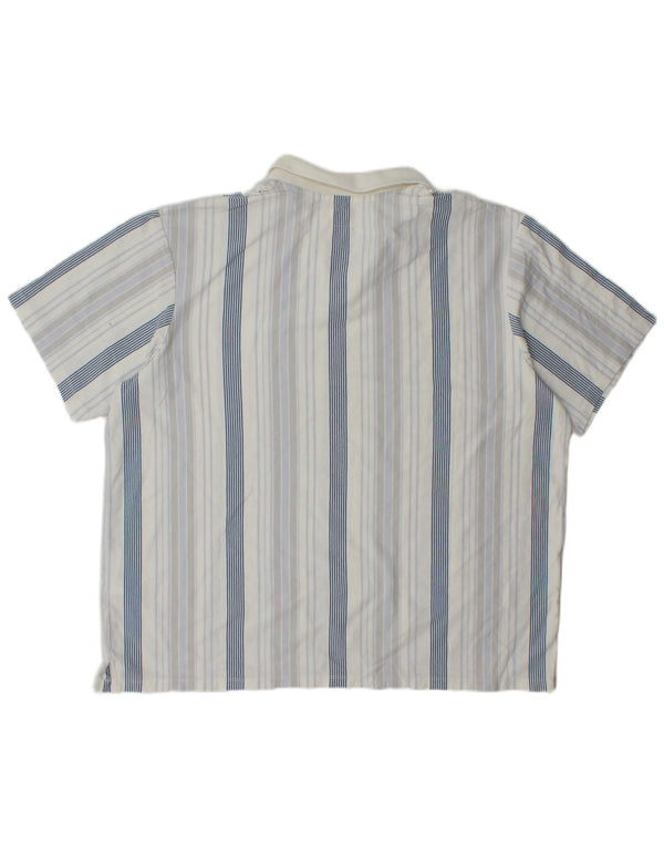 Polo Levi's da uomo rilassata XL in cotone a righe blu