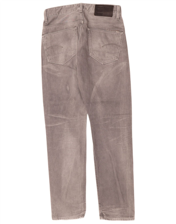 Jeans slim da uomo G-Star 3301 W30 L32 poliestere grigio
