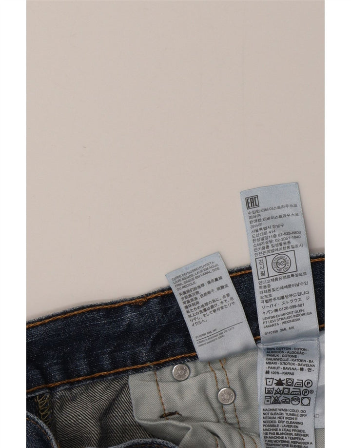 Levi's Uomo 527 Jeans Bootcut Slim W30 L32 Cotone Blu