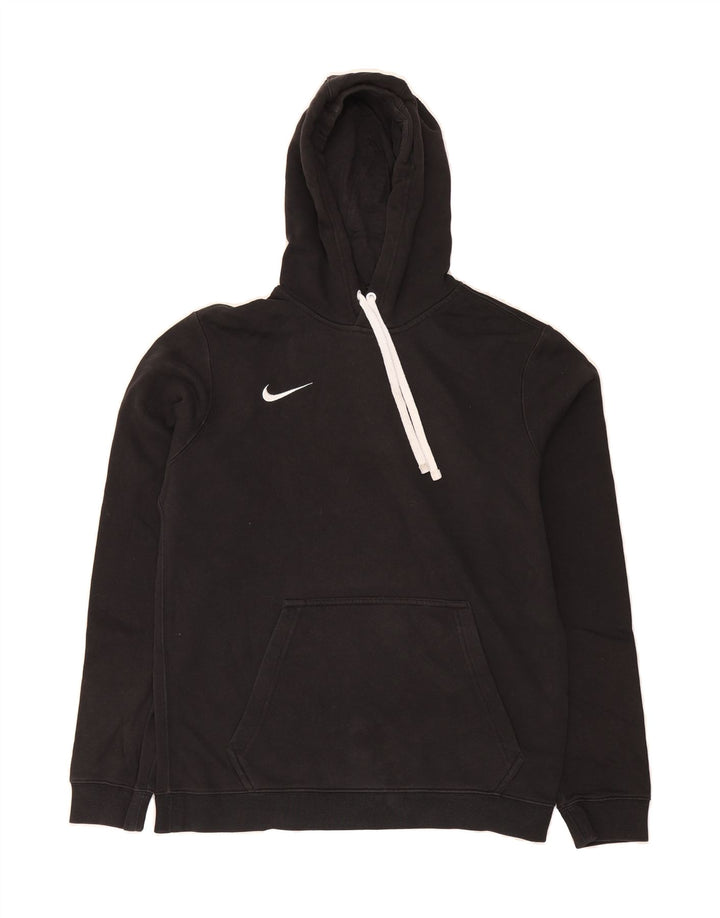 NIKE Mens Hoodie Jumper Medium Black Cotton Vintage Nike and Second-Hand Nike from Messina Hembry 