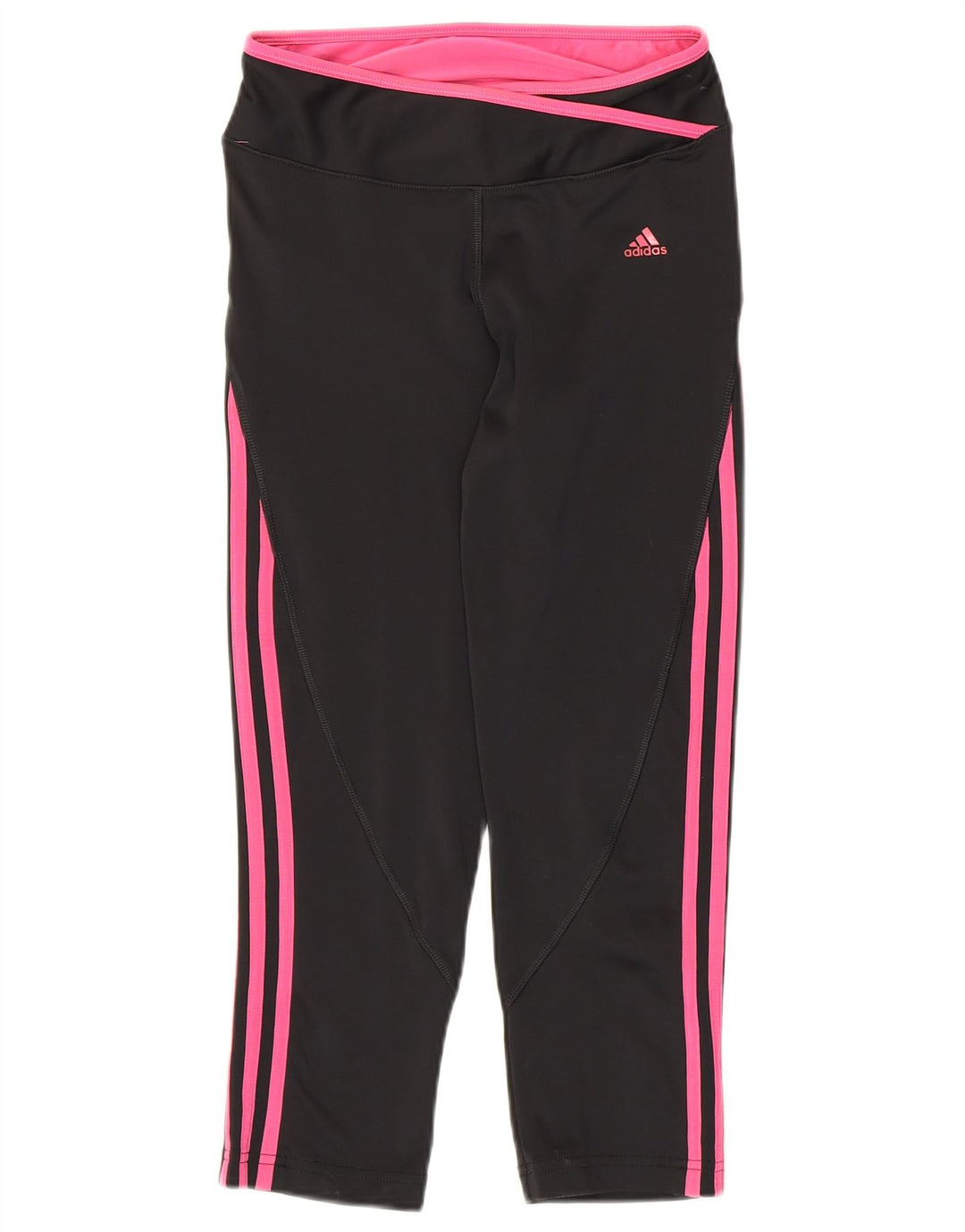 Leggings Adidas Climalite Capri da donna UK 8 Small Poliestere nero