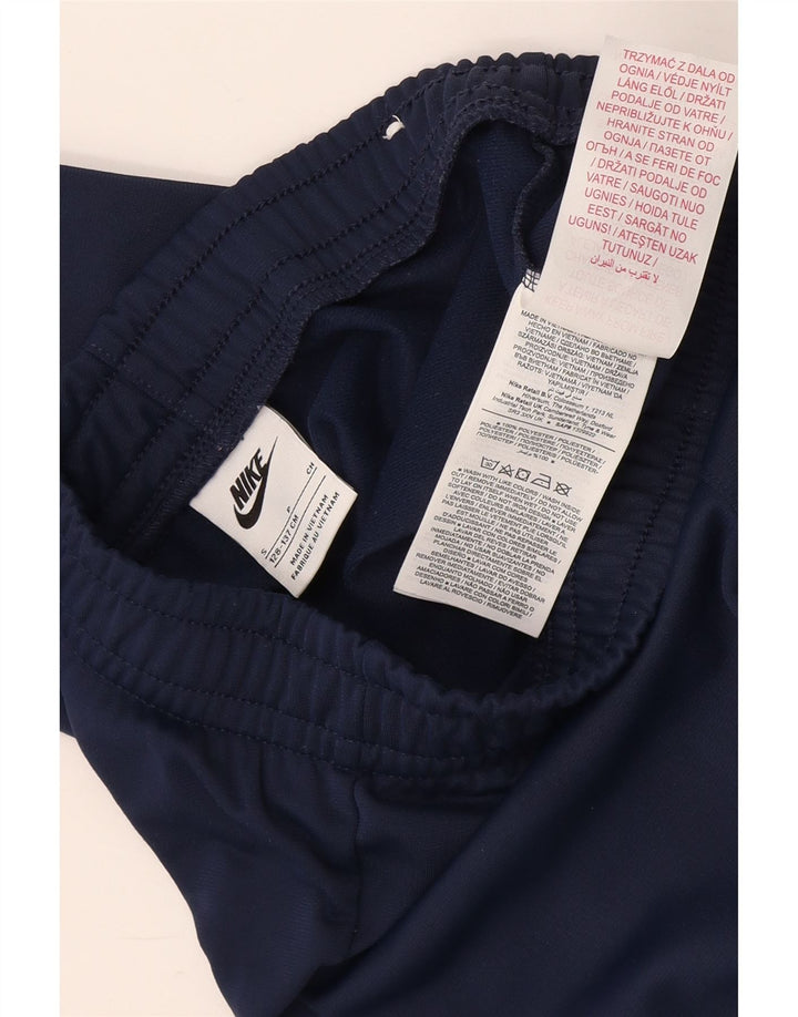 Pantaloni della tuta da ragazzo Nike 8-9 anni Small Blu Navy Poliestere
