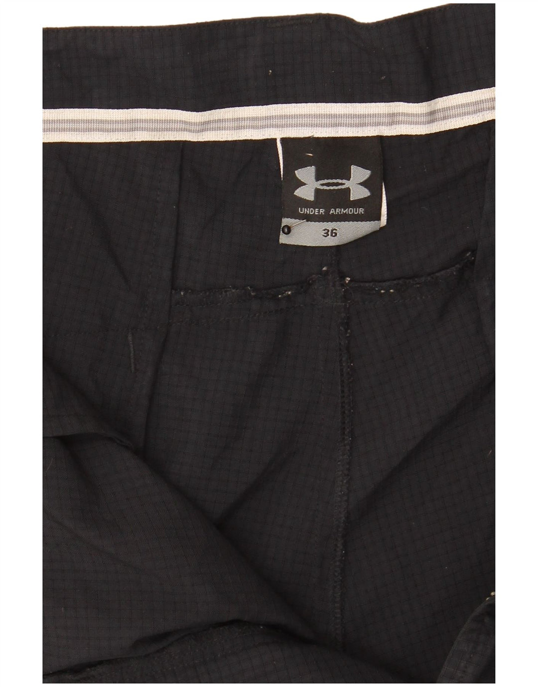 Pantaloncini cargo da uomo Under Armour W36 Large Black Check
