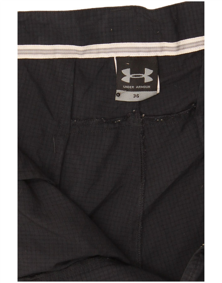 Pantaloncini cargo da uomo Under Armour W36 Large Black Check