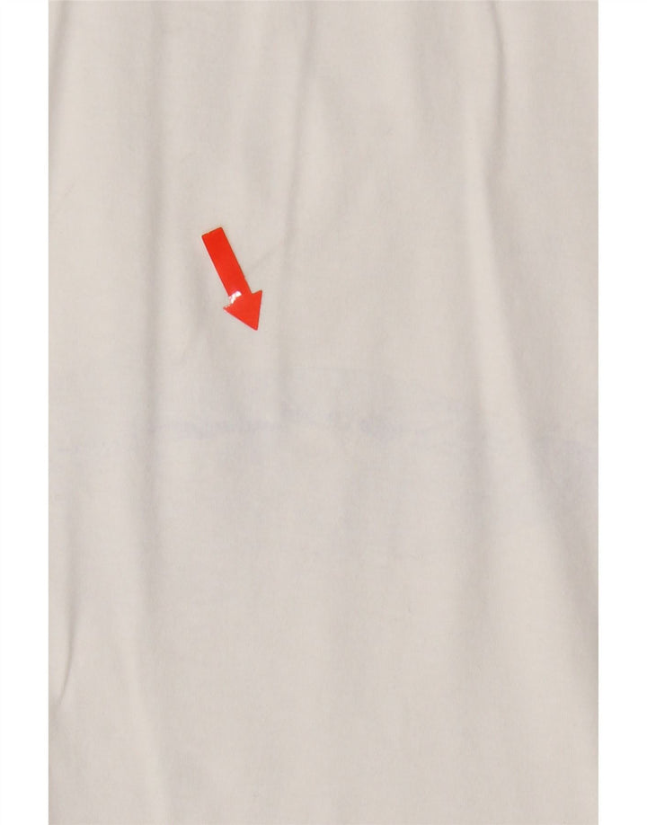 ZARA Womens Oversized T-Shirt Top UK 16 Large White Vintage Zara and Second-Hand Zara from Messina Hembry 