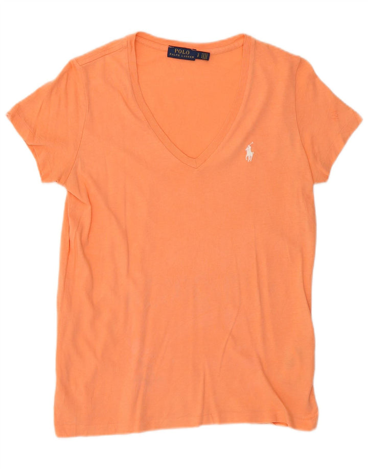 Polo Ralph Lauren T-shirt da donna Top Small in cotone arancione