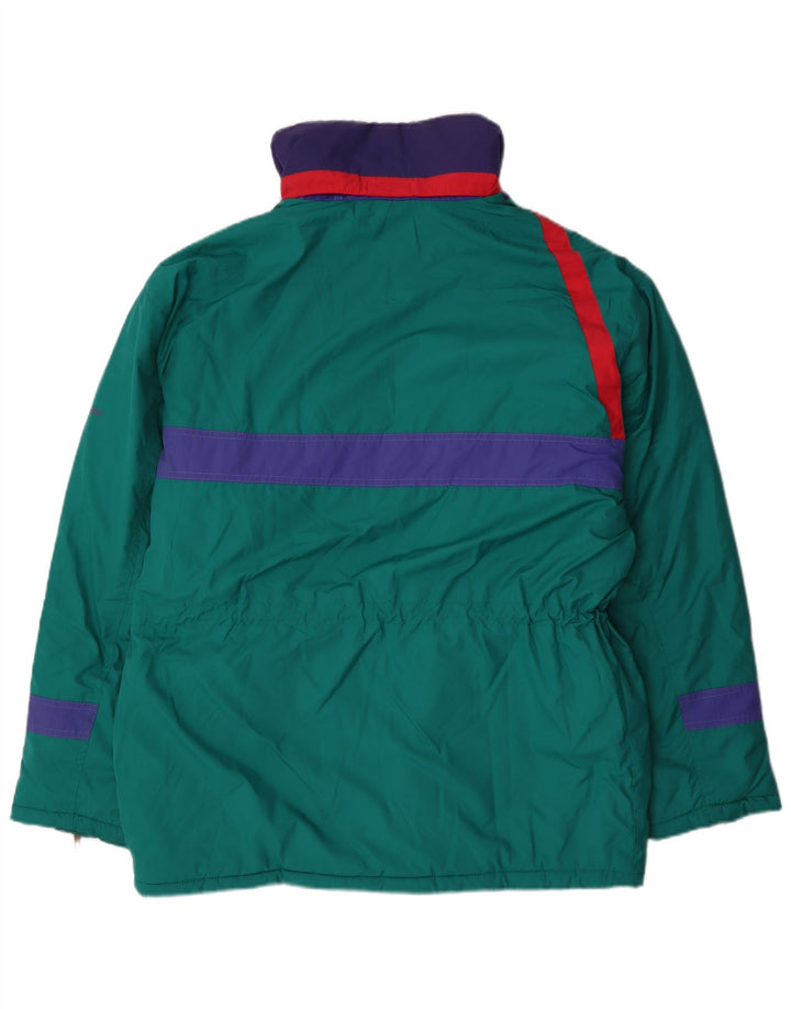 Giacca da sci da uomo Sergio Tacchini UK 38 Poliestere color block blu medio