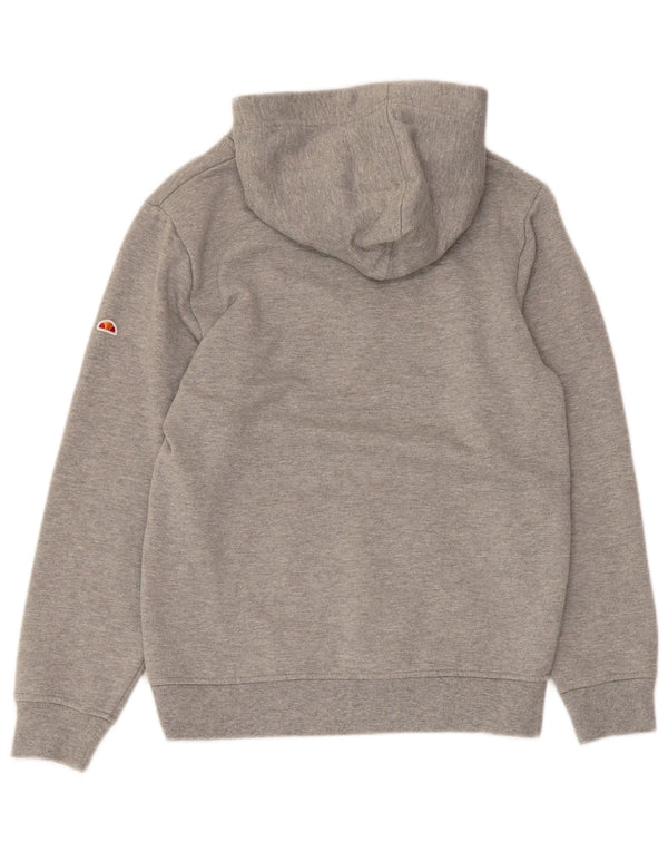 Ellesse Boys Graphic Hoodie Jumper 12-13 Years Grey Polyester