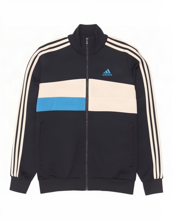 Giacca da tuta da ragazzo Adidas 13-14 anni Blu navy Colourblock