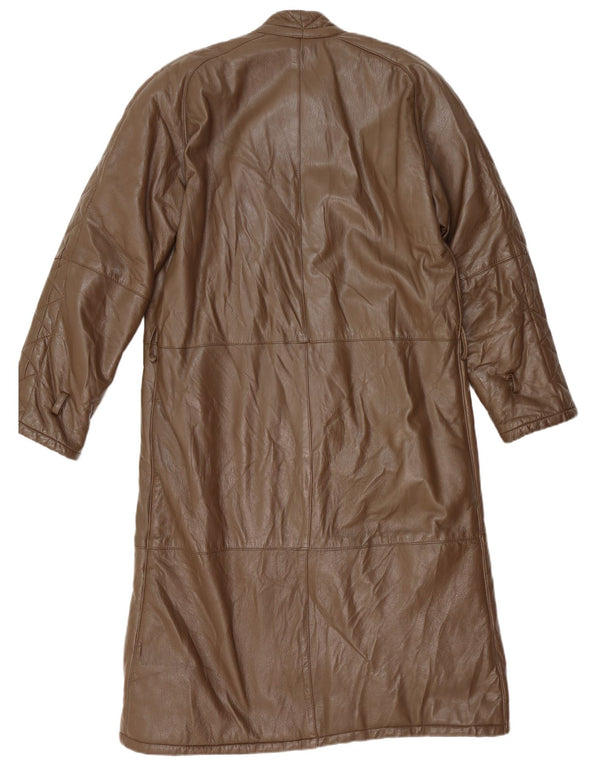 Cappotto in pelle da uomo VINTAGE UK 38 Marrone medio