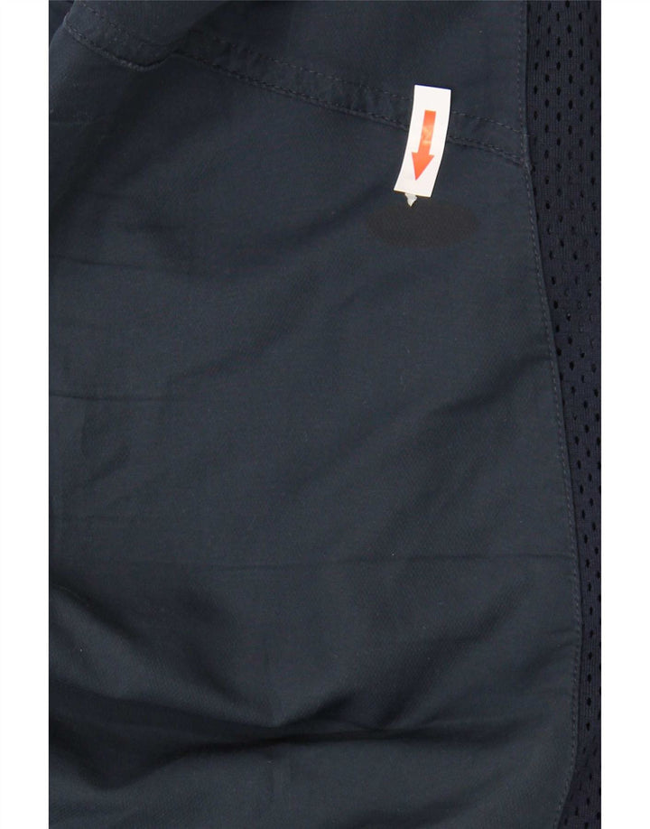 Pantaloni da tuta da uomo Adidas Small in poliestere blu navy