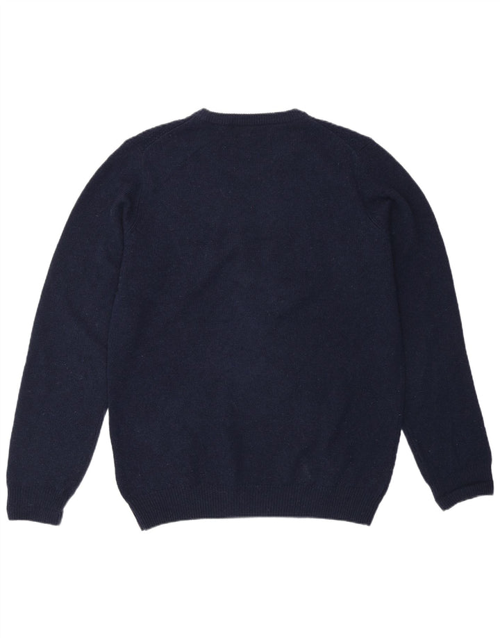 Maglione maglione girocollo vestibilità regolare da uomo Marks & Spencer piccolo blu navy