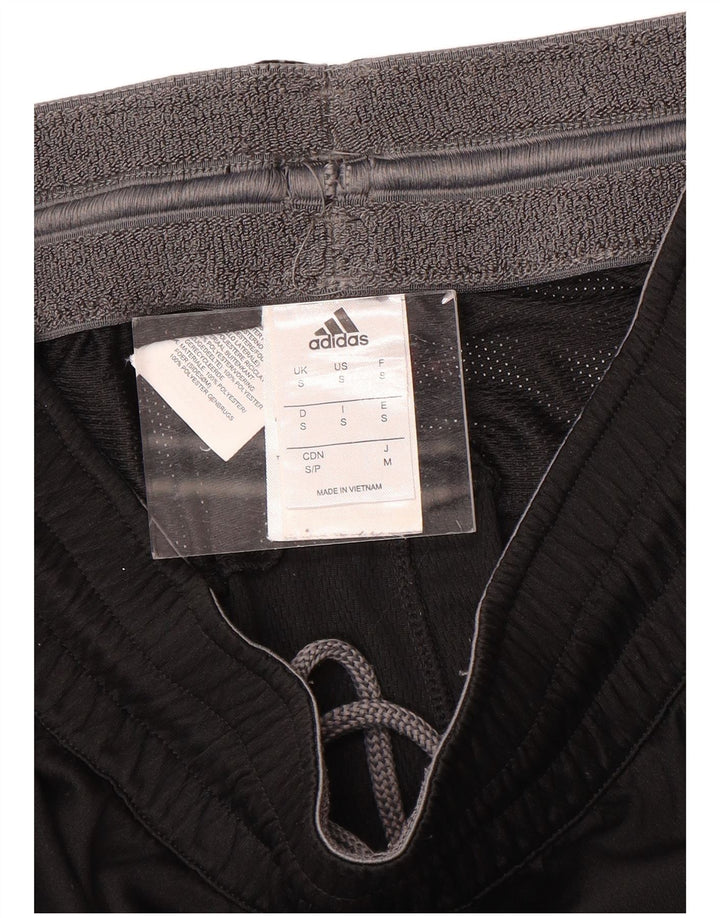 Pantaloncini sportivi da uomo Adidas piccoli poliestere geometrico nero