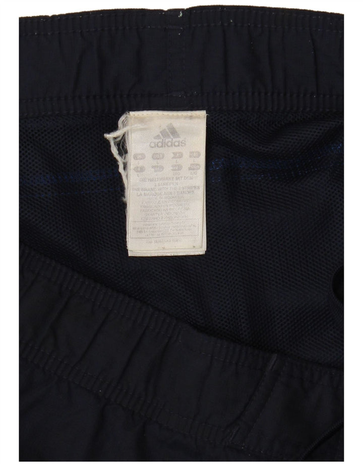 Pantaloncini da bagno da uomo Adidas Large in nylon color block blu navy