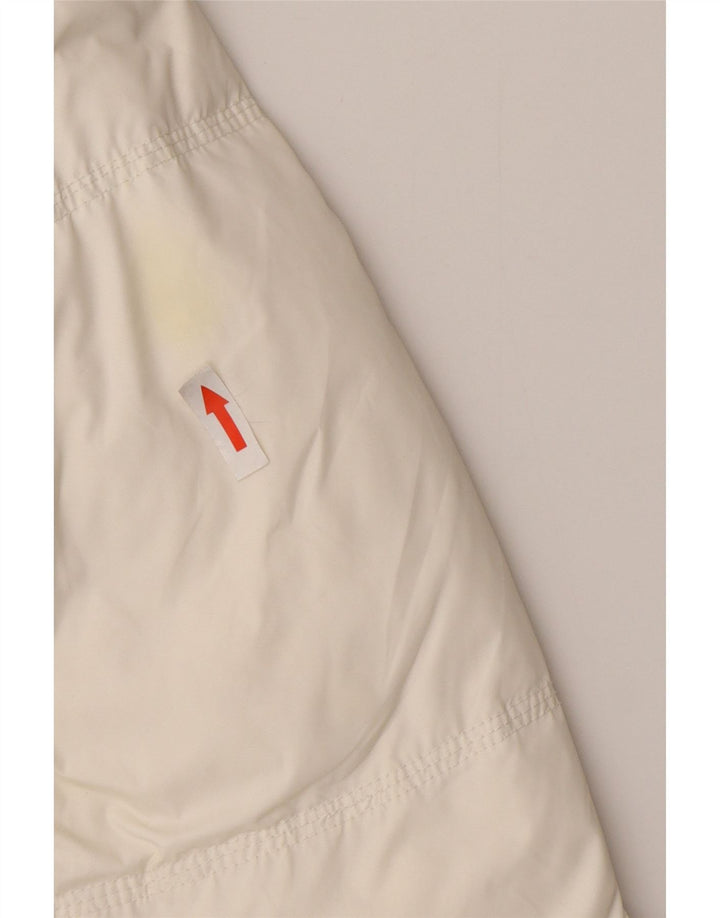 Giacca imbottita con cappuccio da donna KOCCA UK 16 XL bianca in poliammide