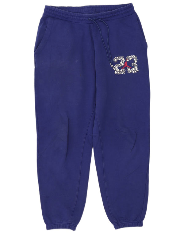 Pantaloni da tuta con grafica Jordan da uomo Joggers XL in cotone blu