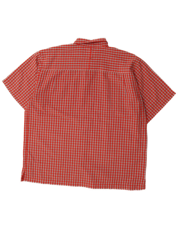 Camicia a maniche corte da uomo The North Face XL Red Check Modal