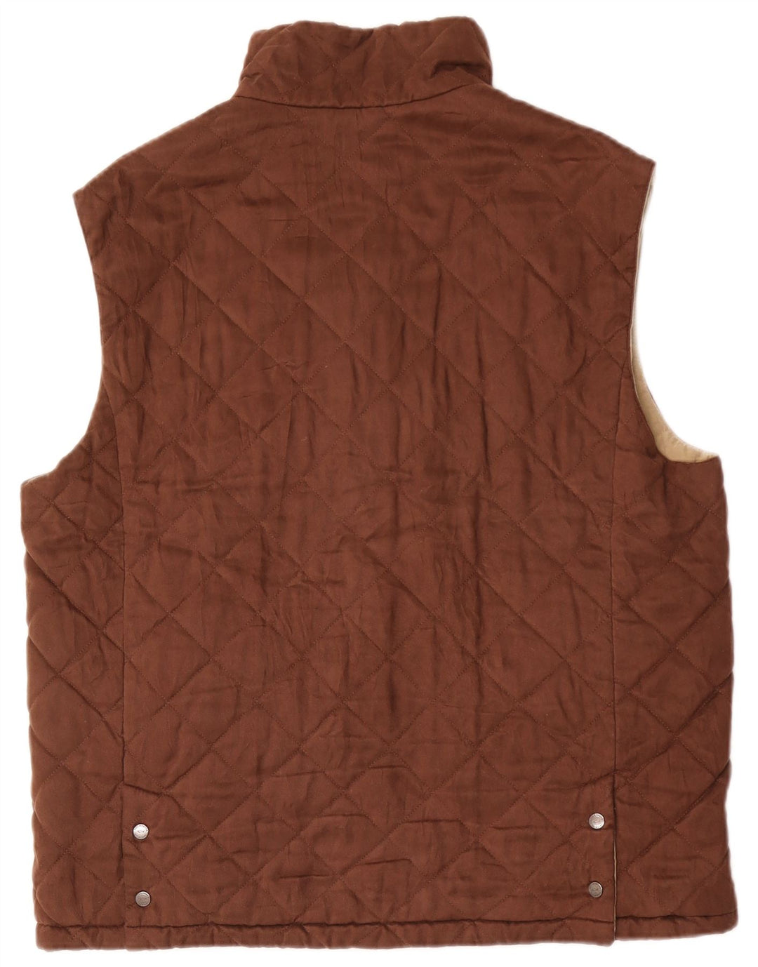 Gilet trapuntato da uomo Paul & Shark UK 40 grande marrone