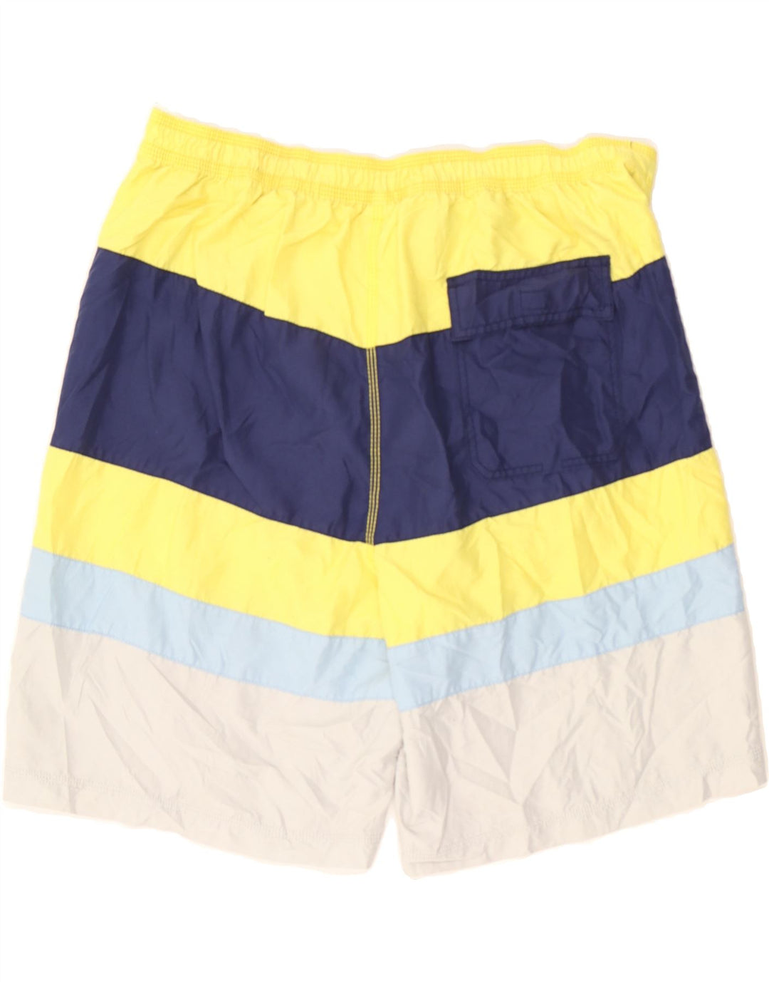 IZOD Mens Swimming Shorts Large Multicoloured Striped Polyester Vintage Izod and Second-Hand Izod from Messina Hembry 