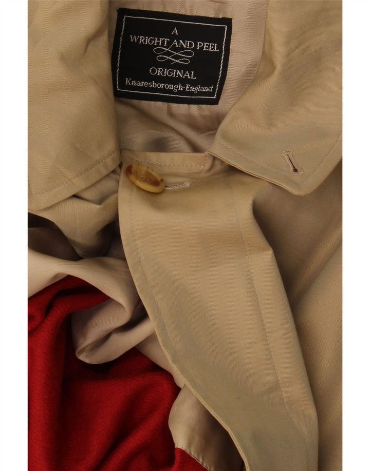 Soprabito vintage da uomo UK 40 grande beige