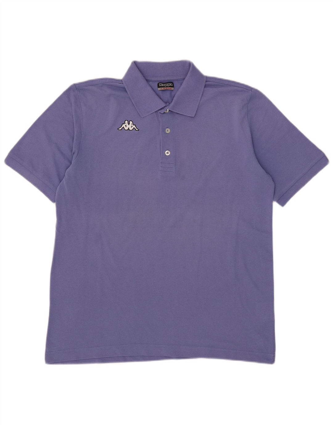 Polo Kappa Uomo Large Blu In Cotone