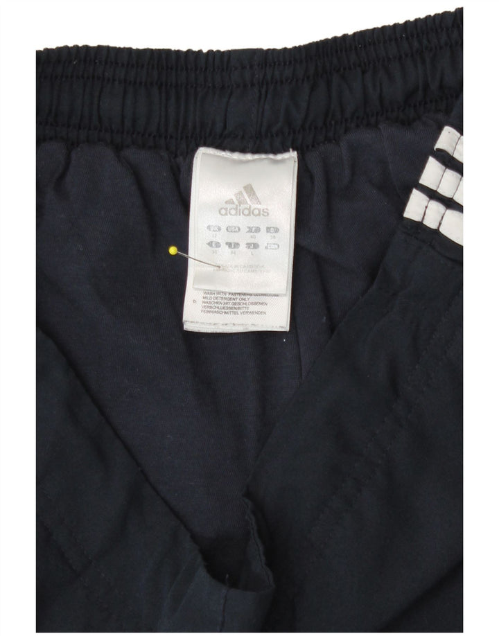 Pantaloni da tuta da donna Adidas UK 12 Medium Blu Navy Poliestere