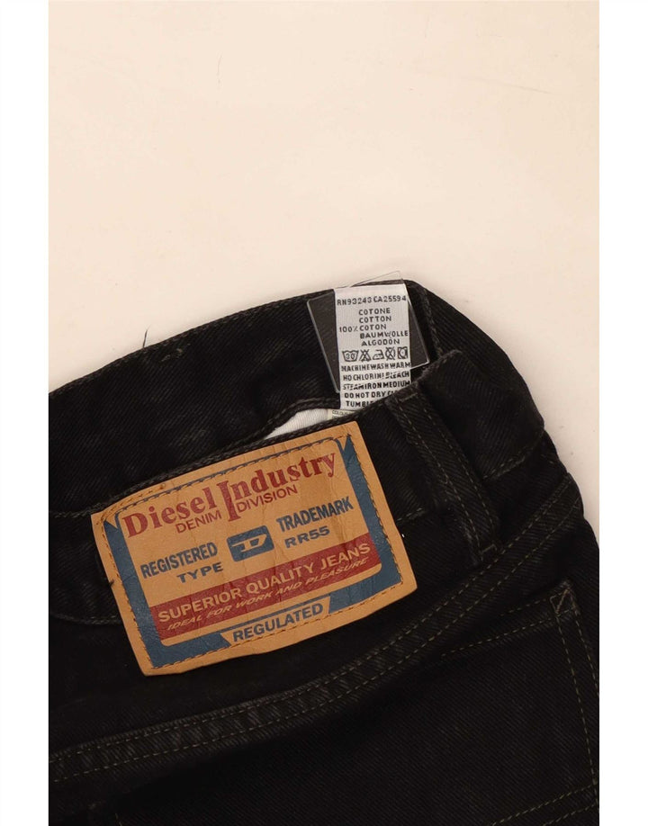 Jeans Bootcut da donna Diesel W31 L33 cotone nero