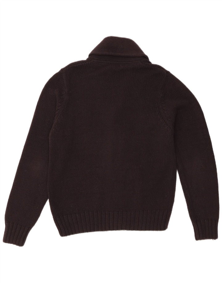 Maglione cardigan autografo da uomo Marks & Spencer UK 38/40 medio nero