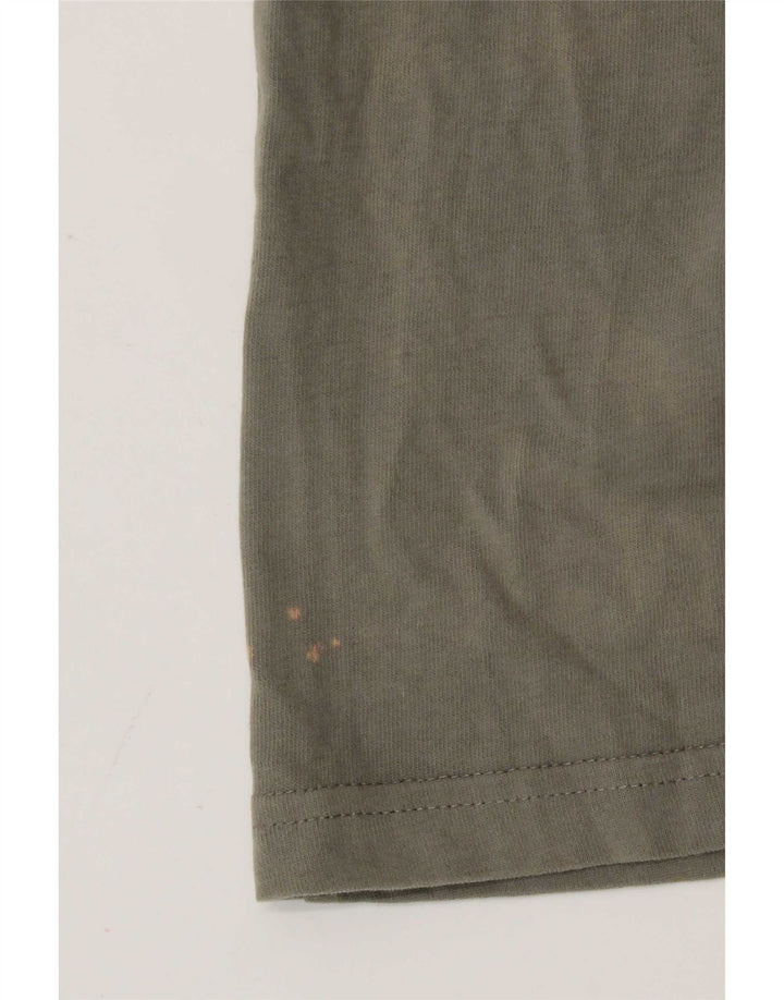 T-shirt da uomo dalla vestibilità rilassata Jack Wills Top in cotone kaki medio