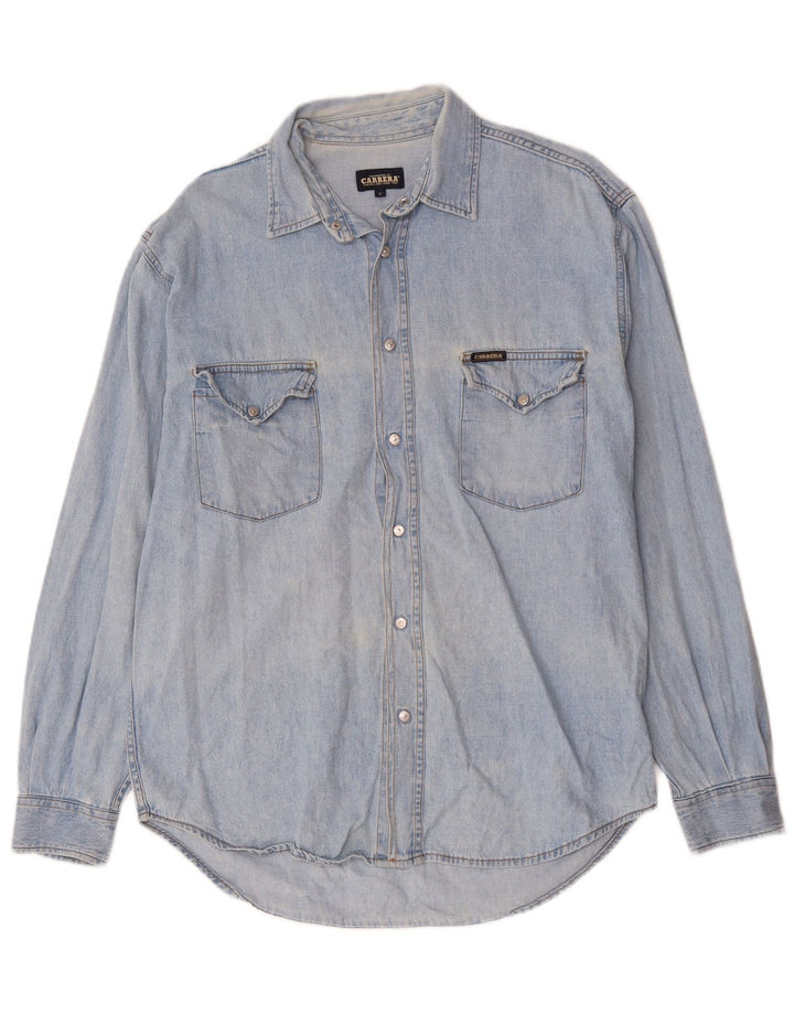 CARRERA Camicia Jeans Uomo Blu Medio Cotone