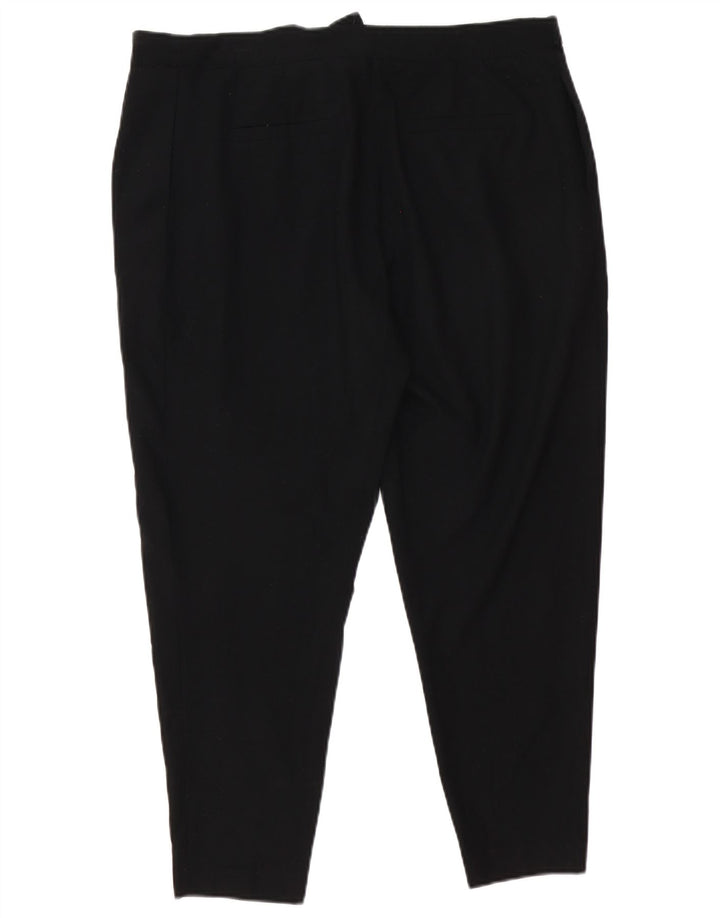 Pantaloni casual affusolati da donna Zara piccoli W27 L25 poliestere nero