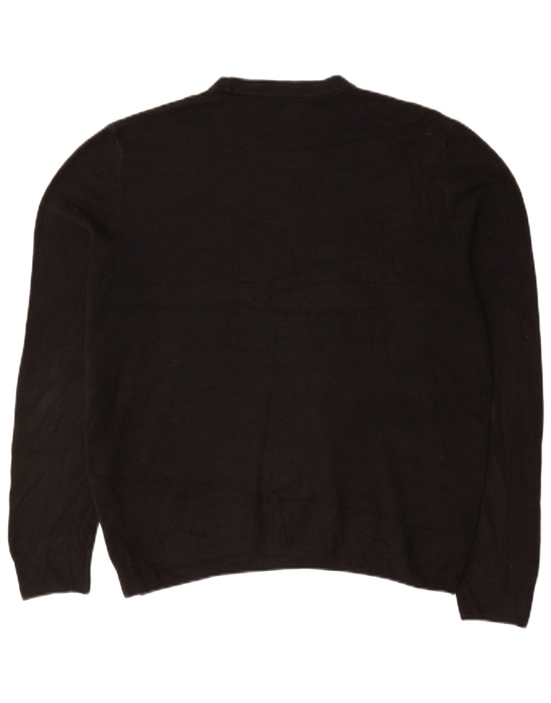 Maglione maglione girocollo da uomo Marks & Spencer XL acrilico nero