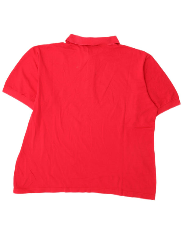 Polo da uomo Navigare 2XL in cotone rosso