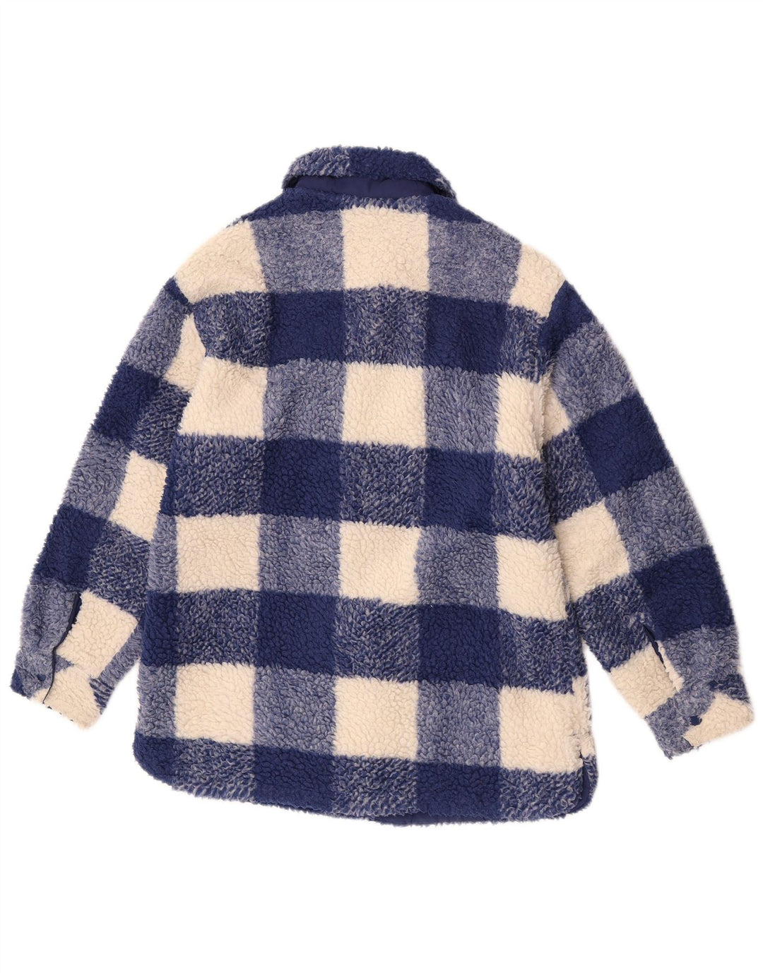 Giacca in pile per ragazze Zara 13-14 anni in poliestere a quadretti blu