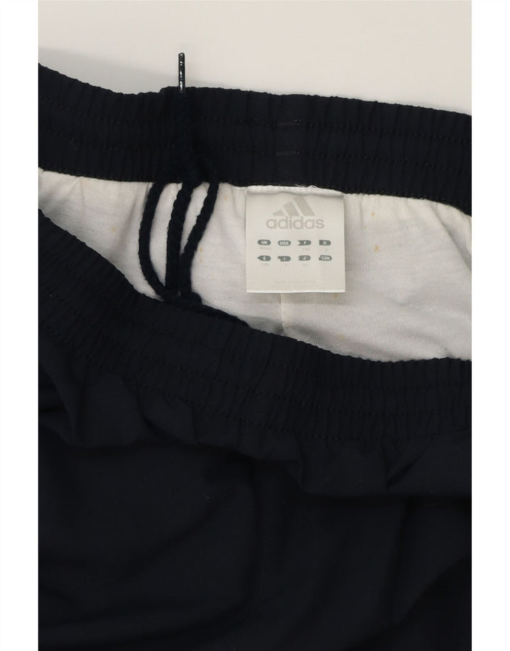 ADIDAS Mens Tracksuit Trousers Joggers Large  Navy Blue Polyester Vintage Adidas and Second-Hand Adidas from Messina Hembry 