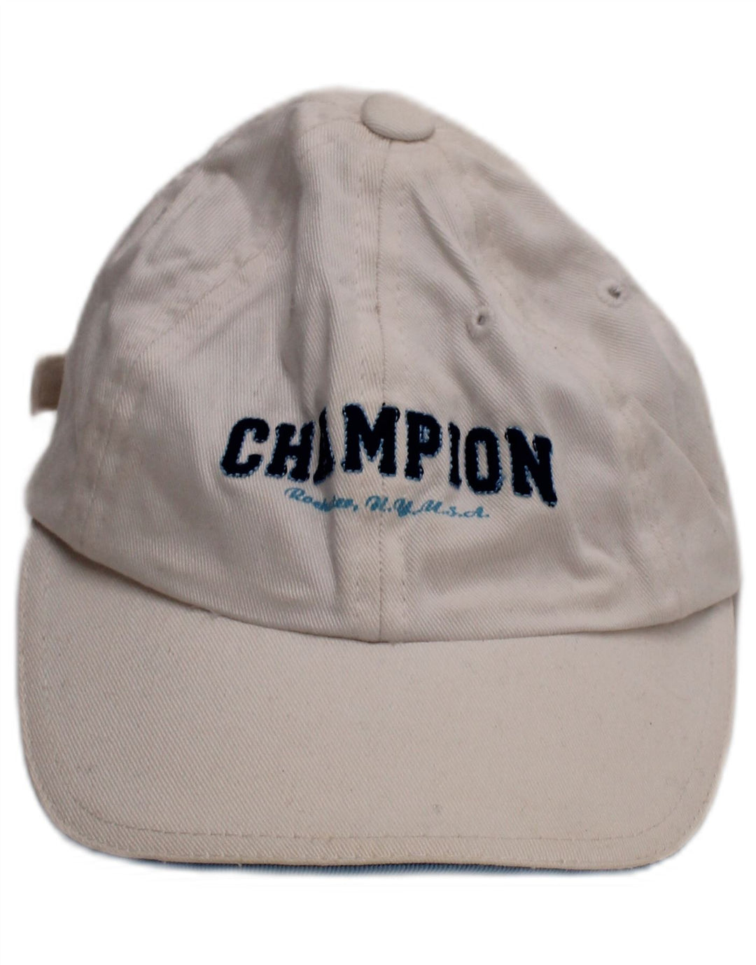 Berretto da baseball grafico Champion per ragazzi 6-7 anni piccolo in cotone bianco