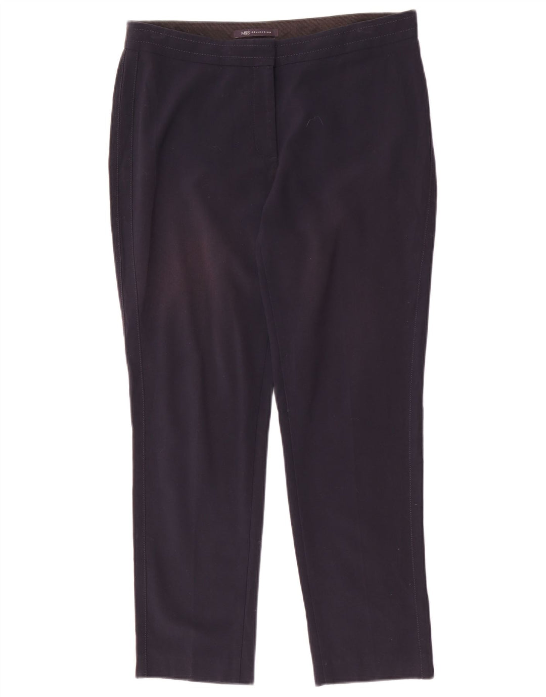 Pantaloni casual da donna Marks & Spencer UK 12 medi W32 L27 Blu navy