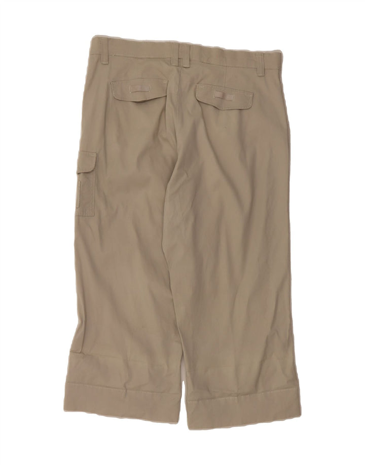 LEE Womens Straight Cargo Capri Trousers W34 L22 Beige Cotton Vintage Lee and Second-Hand Lee from Messina Hembry 